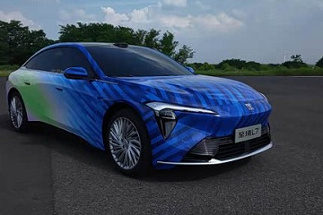 至境L7纯电版官方谍照发布 搭配800V架构/6C快充/超700km续航