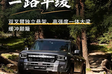 “叫板”长城炮?定位硬派越野皮卡 奇瑞纵横F700官图发布