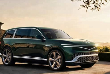 捷尼赛思首款大型旗舰SUV GV90官图发布,基于NEOLUN概念车打造并提供对开门选项